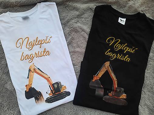Pánske oblečenie - Najlepší bagrista - 13728989_