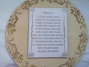 Darčeky pre svadobčanov - Pozvánka na svedka - 13733492_