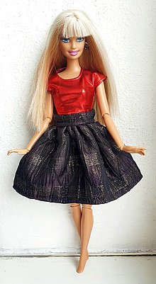 Hračky - Spoločenská sukňa pre Barbie - 13739912_