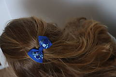 Detské doplnky - Vyšívané mašličky Čučoriedka ♡ (Lesné plody) - 13737287_