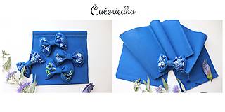 Detské doplnky - Vyšívané mašličky Čučoriedka ♡ (Lesné plody) - 13737288_