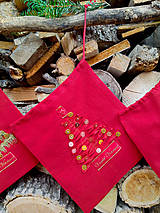 Úžitkový textil - Vianočné, mikulášske vrecúško na darčeky - 13738240_