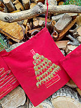 Úžitkový textil - Vianočné, mikulášske vrecúško na darčeky - 13738242_