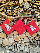 Úžitkový textil - Vianočné, mikulášske vrecúško na darčeky - 13738248_