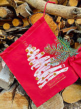 Úžitkový textil - Vianočné, mikulášske vrecúško na darčeky - 13738252_