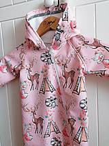 Detské oblečenie - softshell overal indiana pink - 13740376_