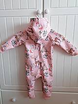 Detské oblečenie - softshell overal indiana pink - 13740377_