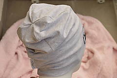 Detské čiapky - bavlnená čiapka  mačka - rôzne farby - 13743196_