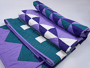 Úžitkový textil - Prešívná deka - Quilt - 13746587_