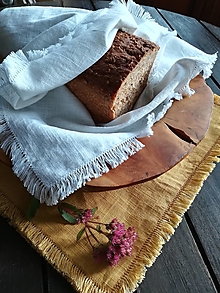 Úžitkový textil - Ľanové plátenko na chlieb, pečivo - 13745559_