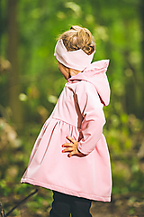 Detské oblečenie - Prechodný softshell kabátik ružový - 13744956_
