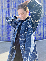 Kimoná - BÚRKA PRI KITAKJÚŠÚ limitovaný kimono kabát - 13744255_