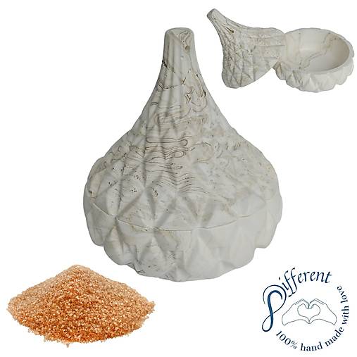 Nádoby - Šperkovnica - MRAMOR (jesmonite) - 13744123_