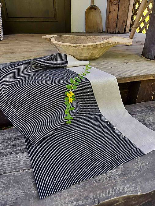 Úžitkový textil - Ľanová štóla Good Choice - 13745277_