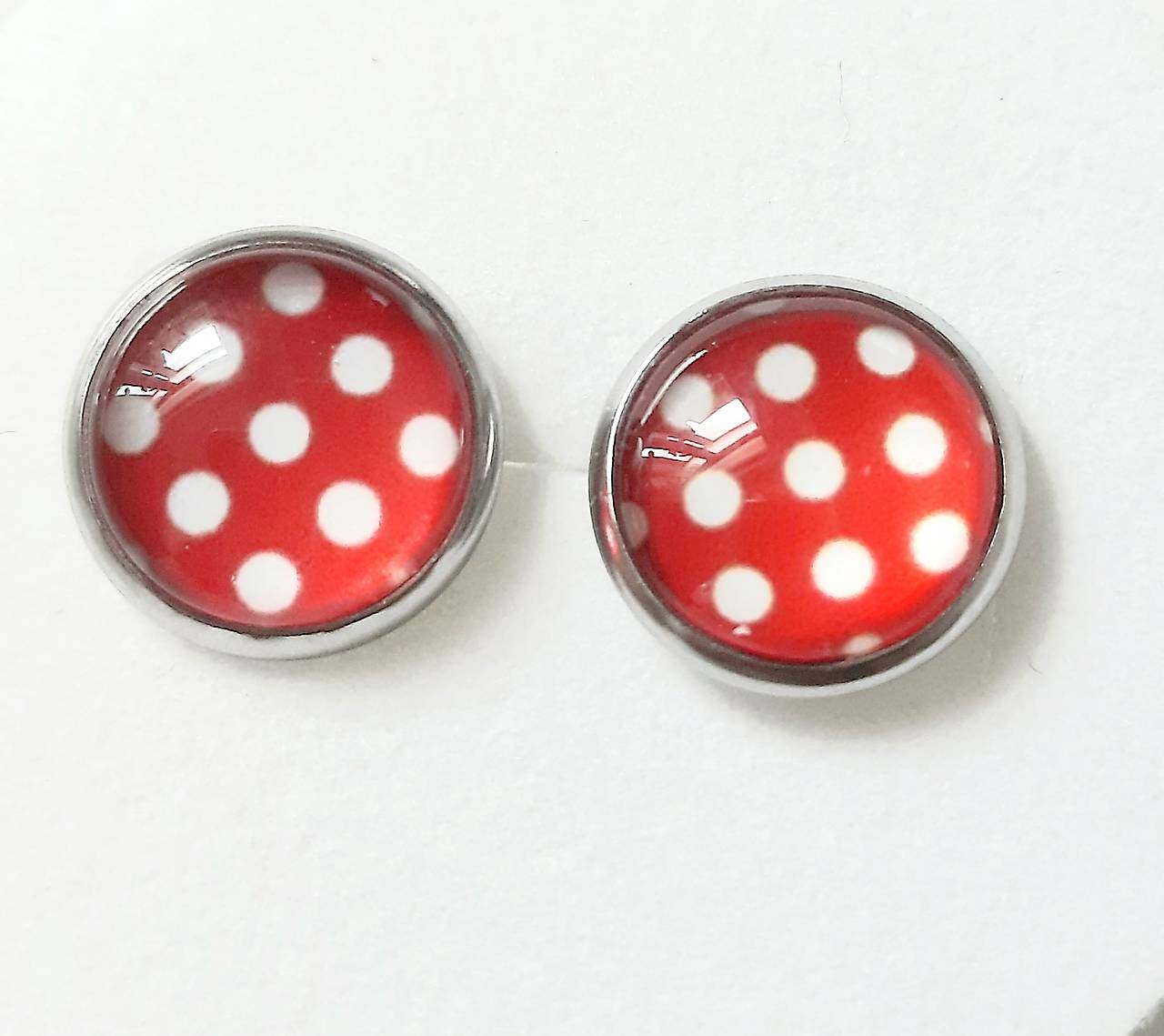 Náušničky bodky 12 mm