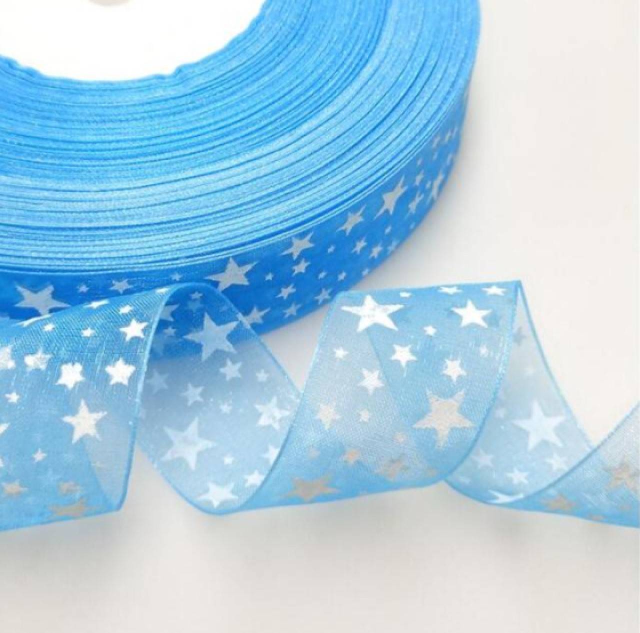 Stuha vianočná organzová 25 mm 