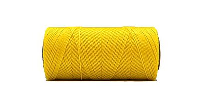 Galantéria - Polyesterové voskované šnúrky (Linhasita) 1mm, Škála farieb 2 (Žltá č.37) - 13747465_