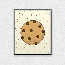 Grafika - Sladká stracciatella grafika (cookie) - 13748685_