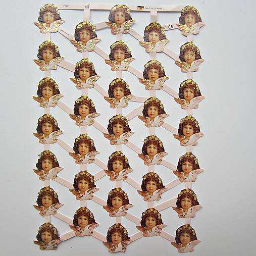 Papier - Papierové výrezy - anjel / v-1 - 13751952_