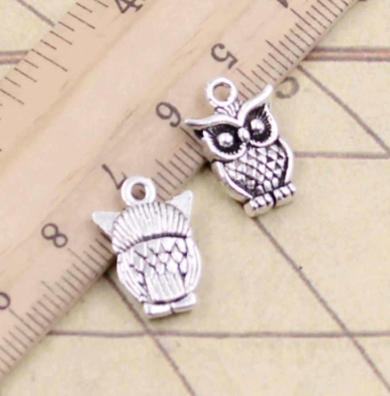 PR102 Prívesok sova 1,6 x 1,2 cm