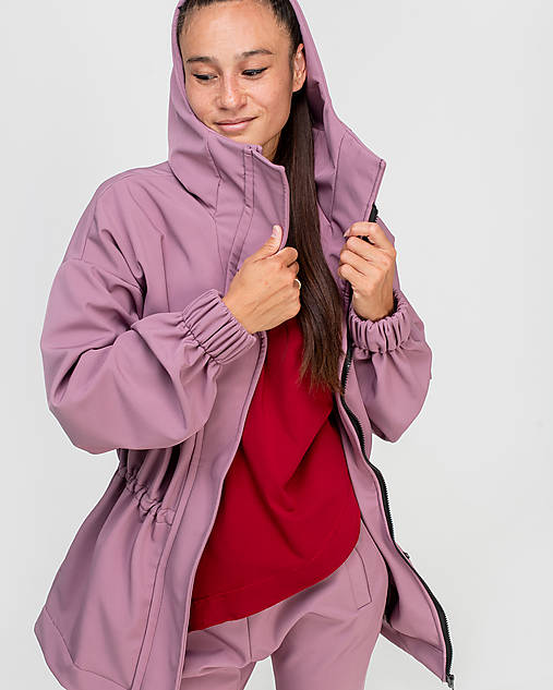 Bundy a kabáty - Zateplená nepremokavá parka Plum (36) - 13752664_