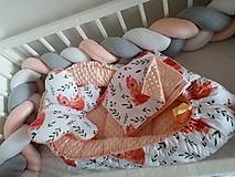 Detský textil - Obojstranné hniezdo pre dievčatko - 13753616_
