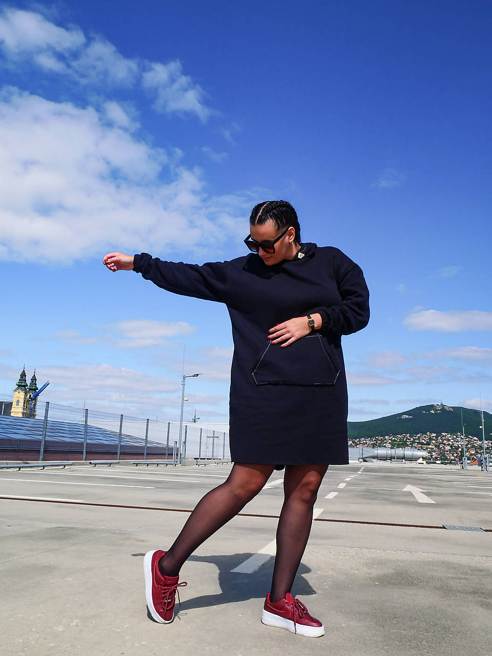 Mikinové šaty STREET