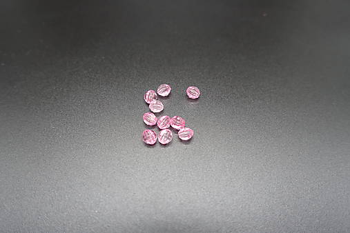 Korálky - Plastové fazetované II. 6mm rz.f. (10ks) (2) - 13754981_