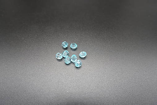 Korálky - Plastové fazetované II. 6mm rz.f. (10ks) (7) - 13754987_
