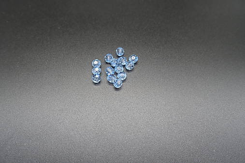 Korálky - Plastové fazetované III. 6mm rz.f. (10ks) (11) - 13755067_