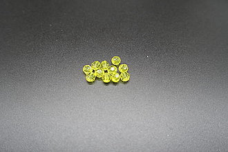 Korálky - Plastové fazetované III. 6mm rz.f. (10ks) (2) - 13755043_