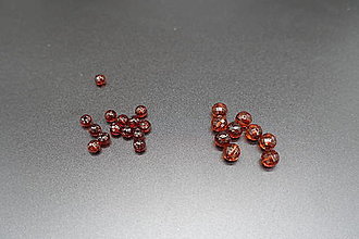 Korálky - Plastové fazetované IV 6-8-10mm rz.f. (1ks) (11a/6mm) - 13755237_