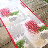Úžitkový textil - Štóla pletené vianoce - 13756103_