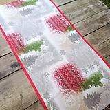 Úžitkový textil - Štóla pletené Vianoce ll. - 13756122_