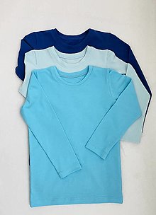 Detské oblečenie - Tričko Basic dlhý rukáv - 13756254_