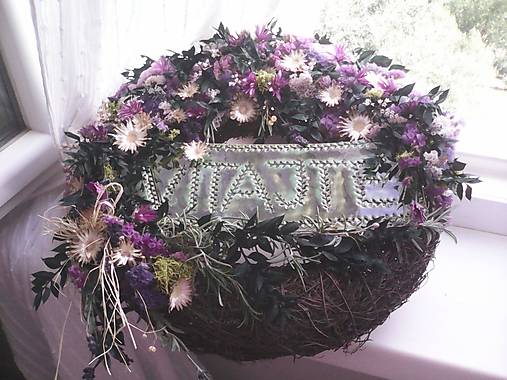 Dekorácie - Prírodný veniec na dvere ... doma je doma ... - 13756986_