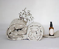 Úžitkový textil - Ľanový obojstranný uterák (45x75cm štandartná veľkost) - 13757518_
