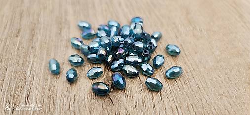 Korálky - Obrusované korálky 6 x 8 mm (VI) - 13762426_