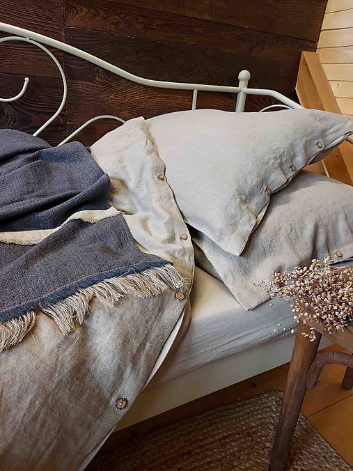 Úžitkový textil - Ľanové obliečky Simply Fresh Natur - 13761782_