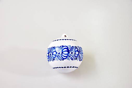 Dekorácie - Vianočná gula (Modrá) - 13765122_