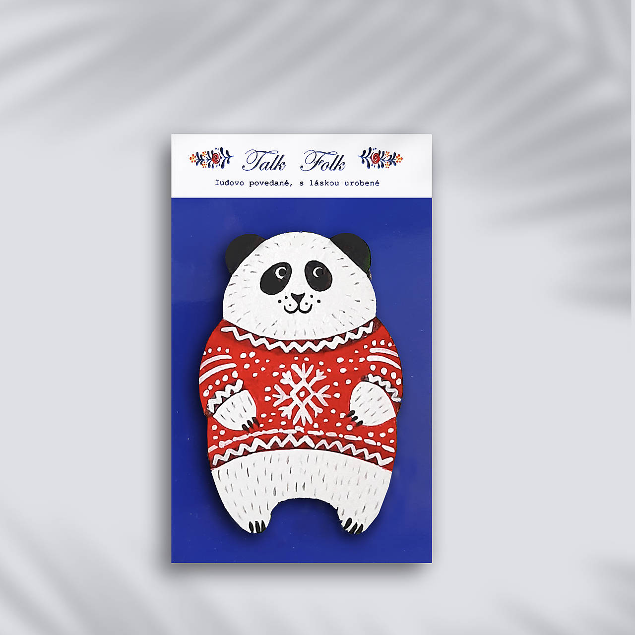 Brošnička - Panda (V svetri)