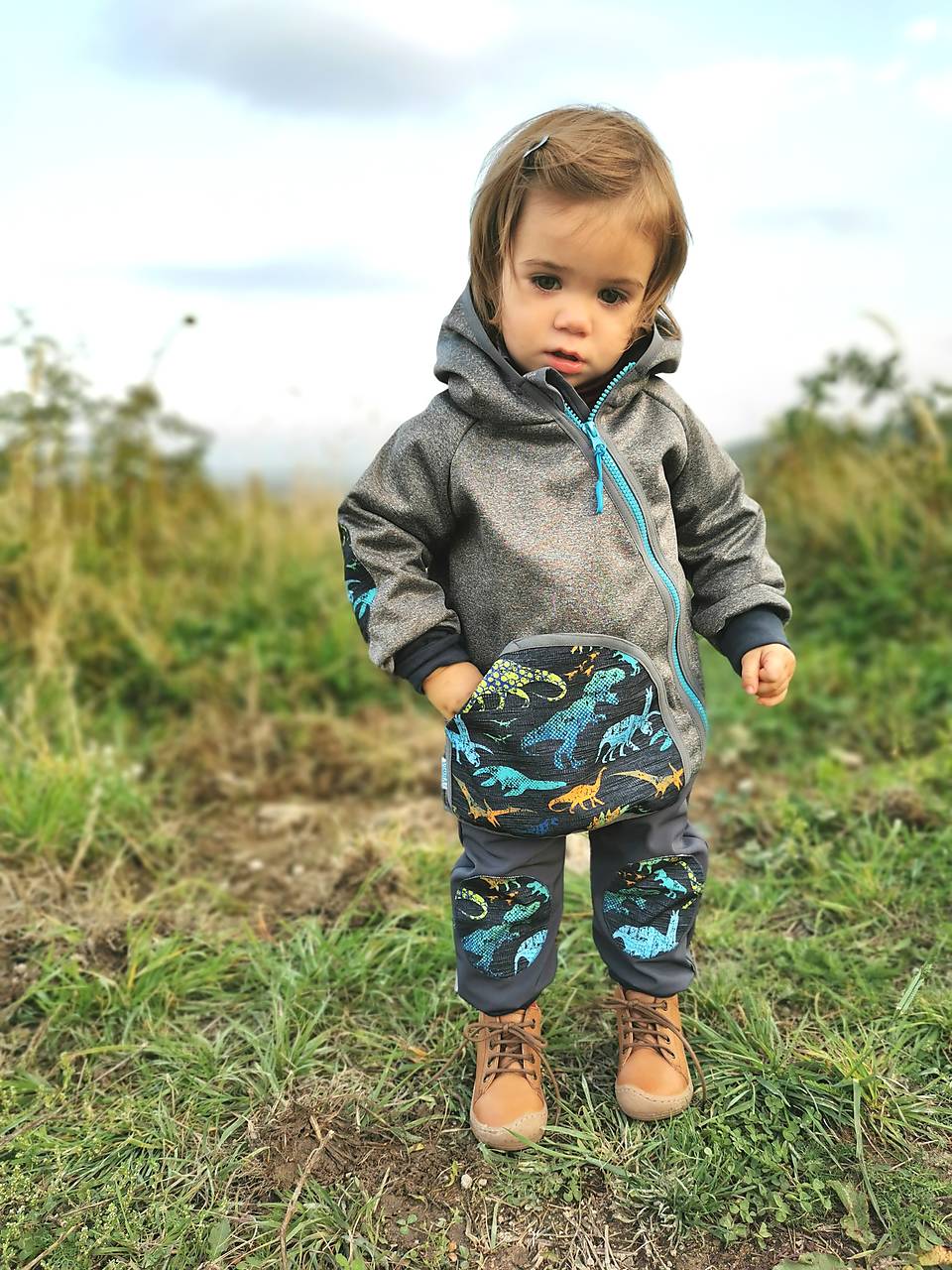 Softshellka "dino park" 