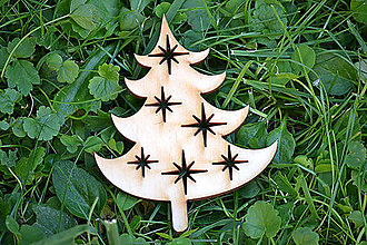 Dekorácie - Vianočné ozdoby klassic (stromček) - 13765692_