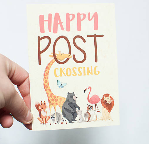  - Pohľadnica "Happy Post Crossing" - 13765283_