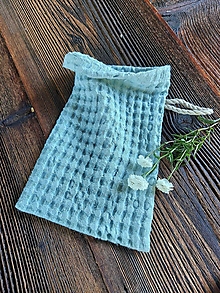 Úžitkový textil - Ľanová žinka Blue - 13768203_
