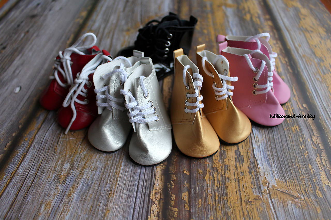 Čižmy na šnúrky 7cm