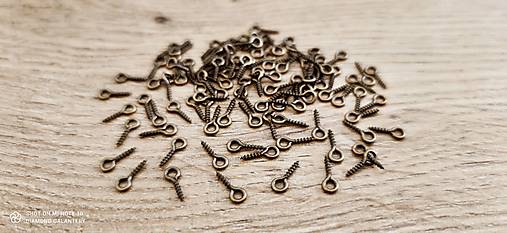 Komponenty - Šrobovacie očká 10 x 4 mm - 13772250_