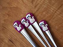 Príbory, varešky, pomôcky - Mačička (Biela) - 13771243_