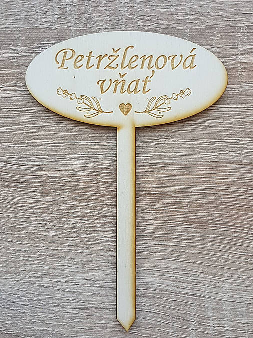 Dekorácie - Zapich ovál do byliniek Petržlenová vňať - 13770158_