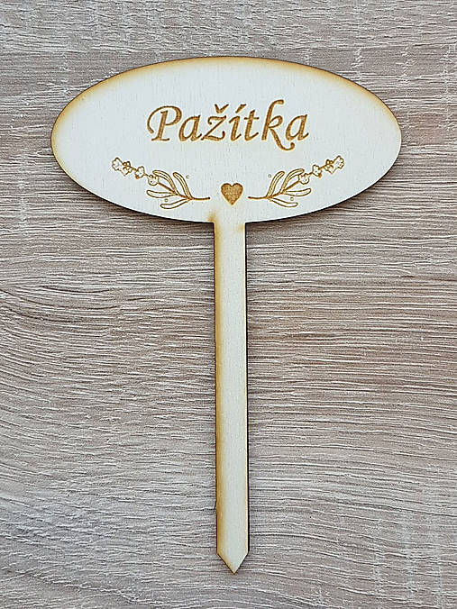 Dekorácie - Zapich ovál do byliniek Pažítka - 13770160_